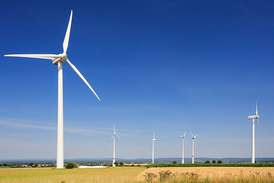 Paderborn, Germany: Windturbines of Paderborn Windpark