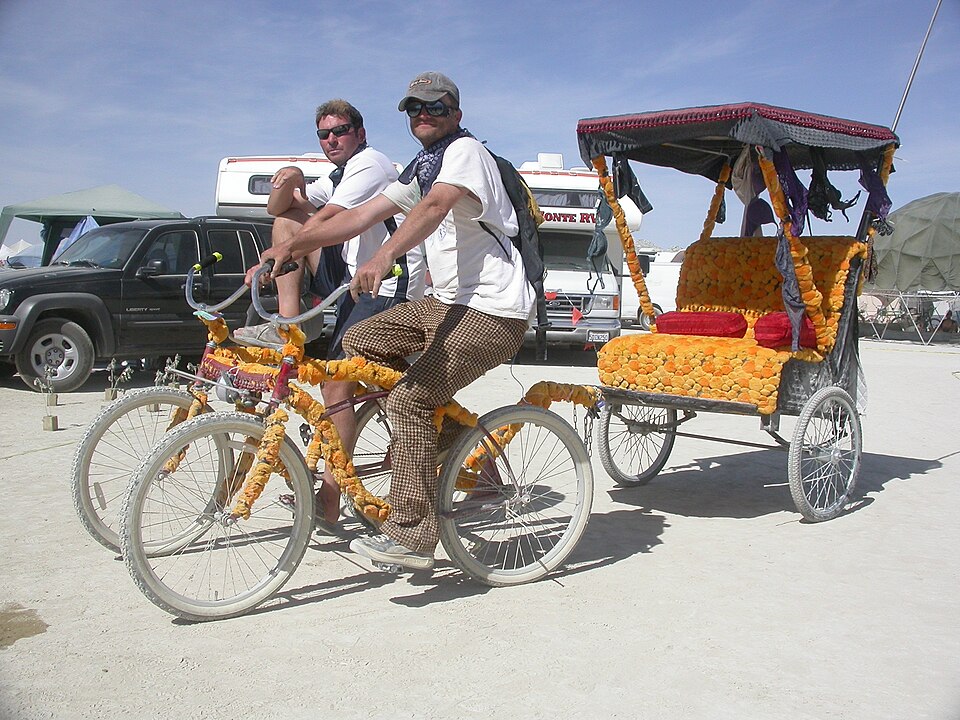 An art bike at the Burning Man Festival, Nevada USA