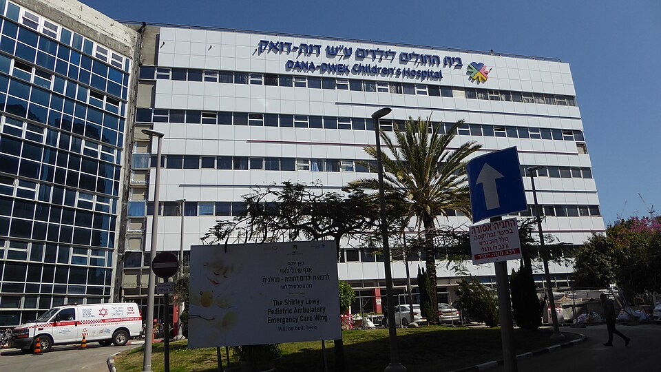 The "Dana-Doak" Children's Hospital named after Rene and Subhi Dana is one of the four hospitals in the Tel Aviv Medical Center named after Sorasky (Ichilov Hospital).
Taken during the Iron Swords War - Israel, March 2024.