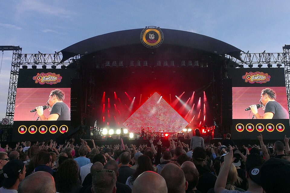 Optreden van Rag'n'Bone Man op dag 3 van Pinkpop 2017