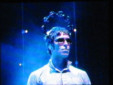 Liam Gallager performing at an Oasis concert at Shoreline Amphitheatre in Mountain View, California, September 11, 2005Oasis Concert.