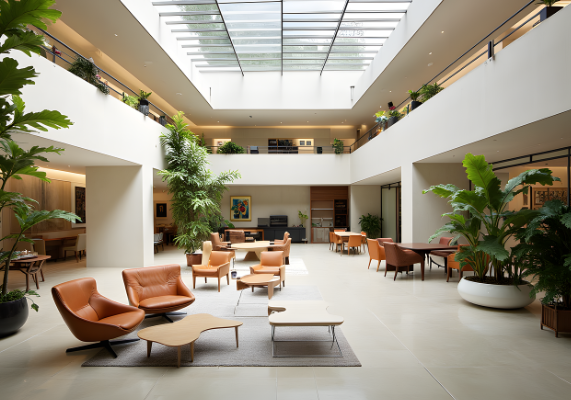 Bank Lobby