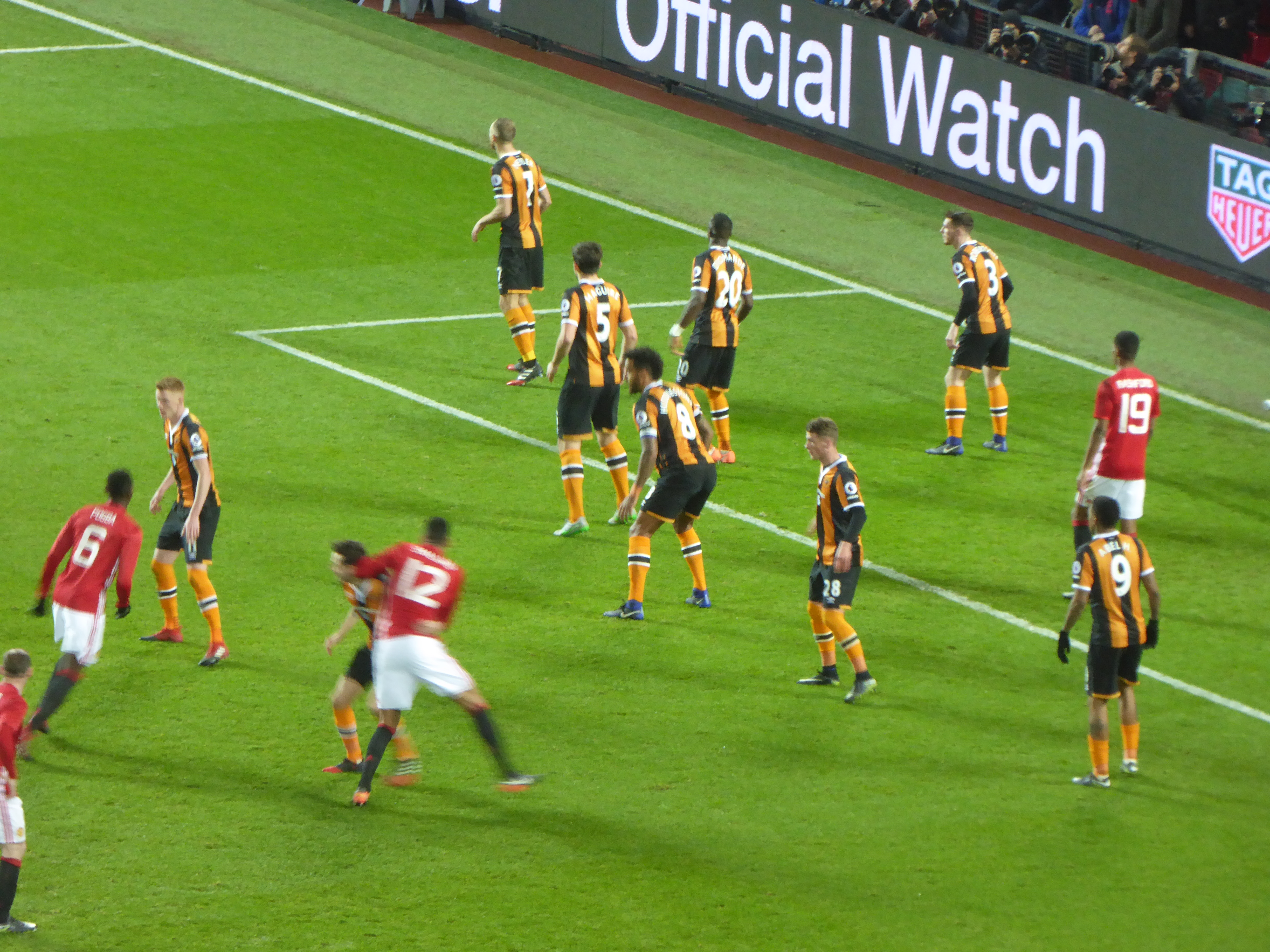 Manchester United v Hull City (2-0), EFL Cup, Old Trafford, Manchester, Greater Manchester, England, January 2017