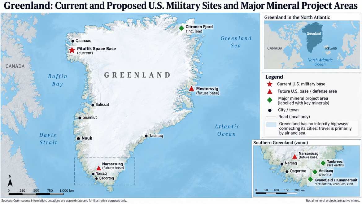 US Military Bases Approved in Greenland Under New Defense Deal