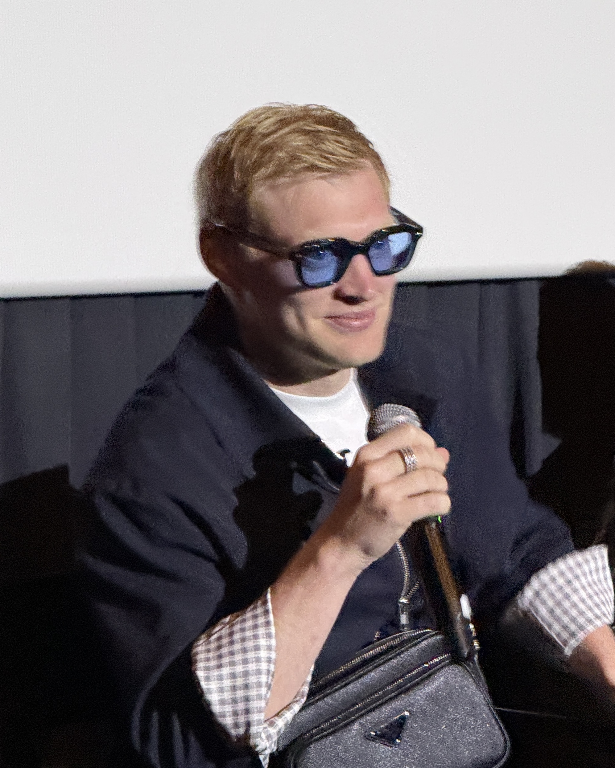 Curry Barker at a Q&amp;A for his film Obsession in Los Angeles, 2026.