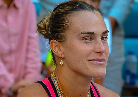 Aryna Sabalenka smiles after winning the 2026 Miami Open.
