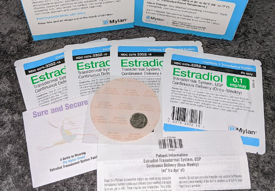 Generic estradiol (Mylan) 0.1 mg per day once-weekly transdermal systems