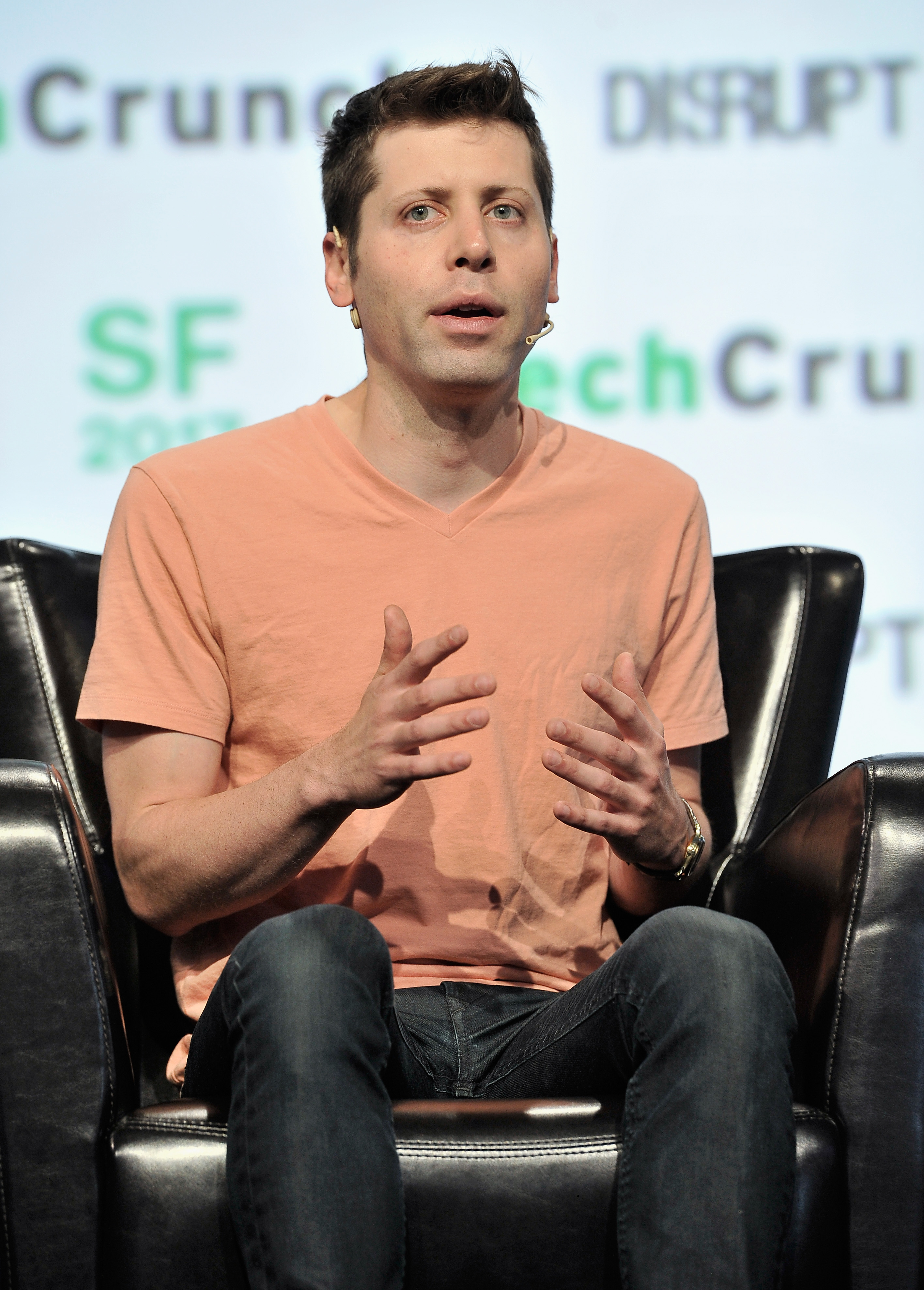 Y Combinator President Sam Altman speaks onstage during TechCrunch Disrupt SF 2017 at Pier 48 on September 19, 2017 in San Francisco, California.